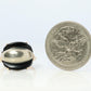 10k ONYX ring. Onyx Sterling Silver 10k gold ring. Sterling Silver Dome Modern