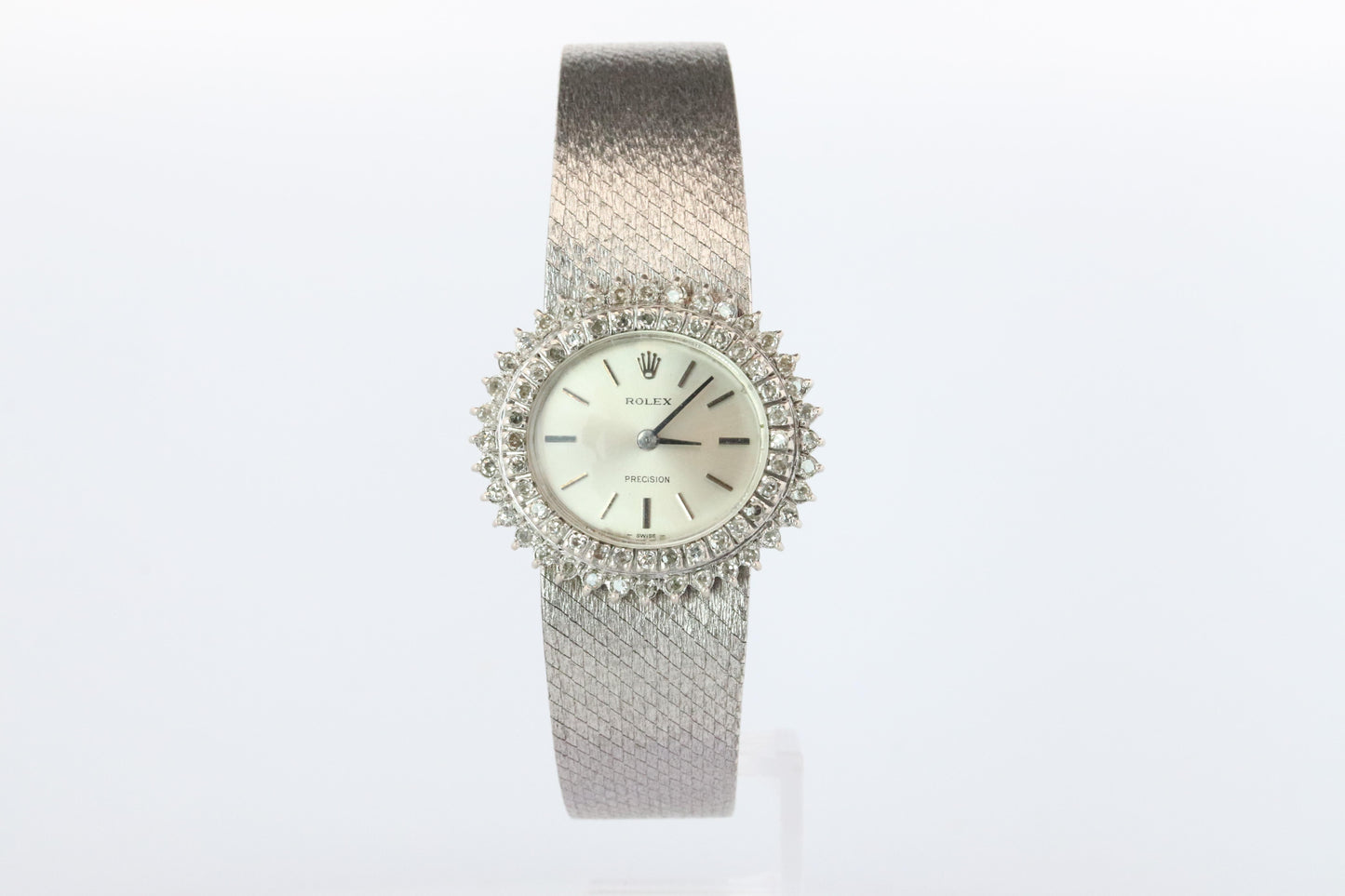 Genuine Diamond Rolex Watch. Ladies Rolex 2653 Vintage Genuine Manual Watch.