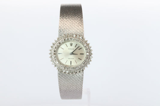 Genuine Diamond Rolex Watch. Ladies Rolex 2653 Vintage Genuine Manual Watch.