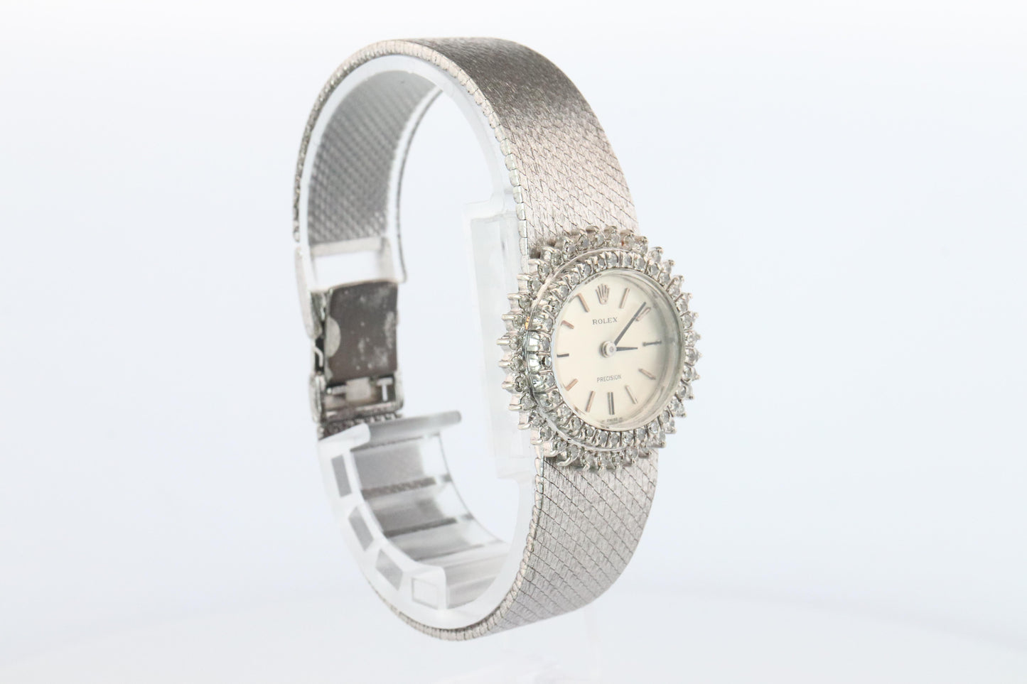 Genuine Diamond Rolex Watch. Ladies Rolex 2653 Vintage Genuine Manual Watch.