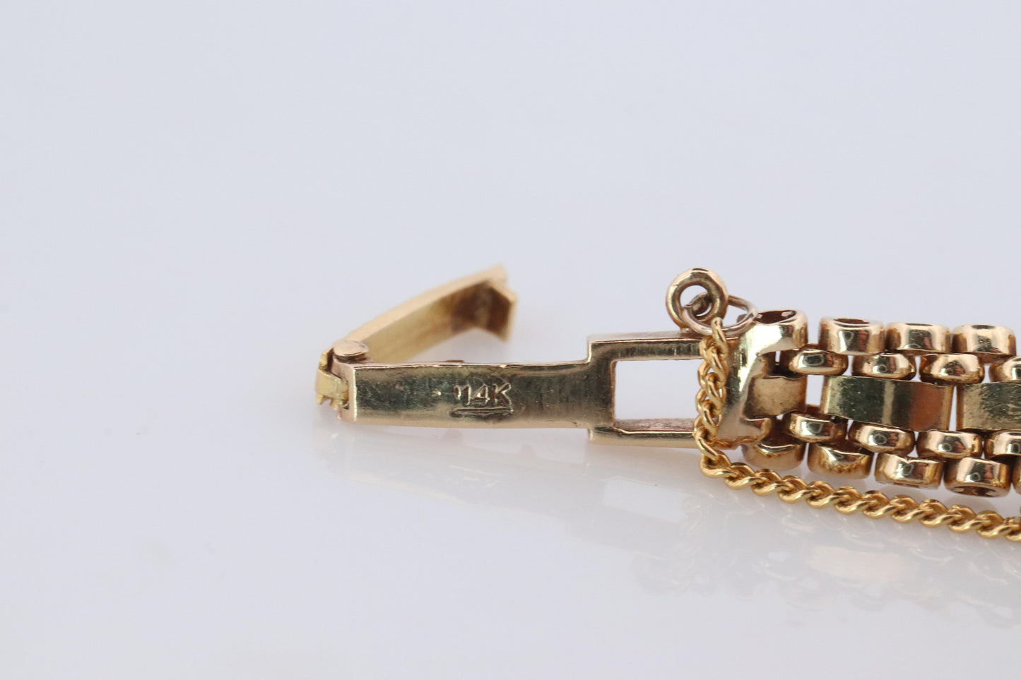 Genuine Rolex Diamond Watch. 14k YG Ladies Rolex 4749 Mechanical Windup Watch.