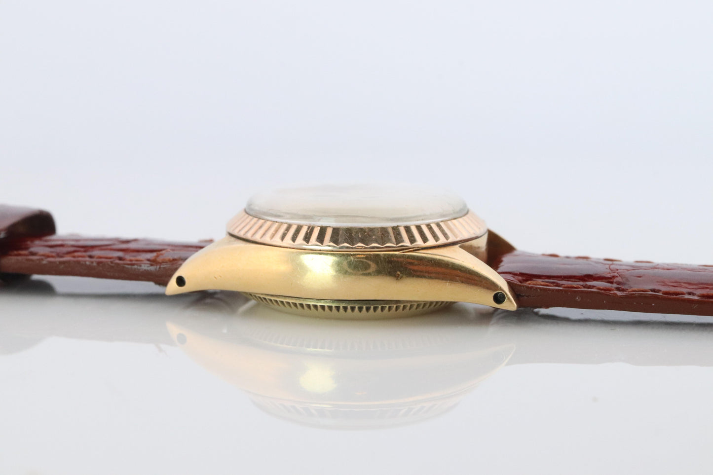 Genuine 18k Rolex 6619 Oyster Perpetual Watch. Ladies ROLEX 18k Yellow Gold.