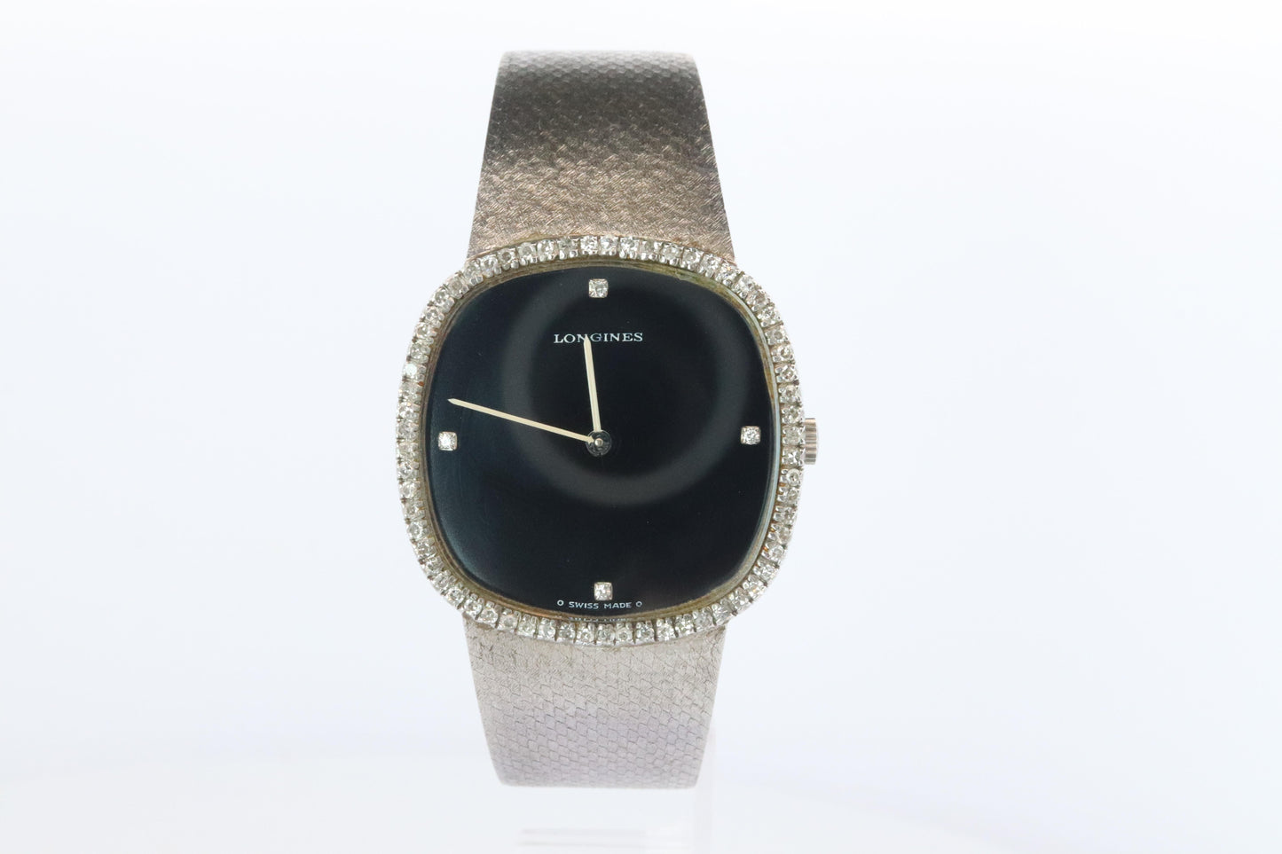 Longines Diamond Watch. LONGINES 847 Jumbo Manual Watch.