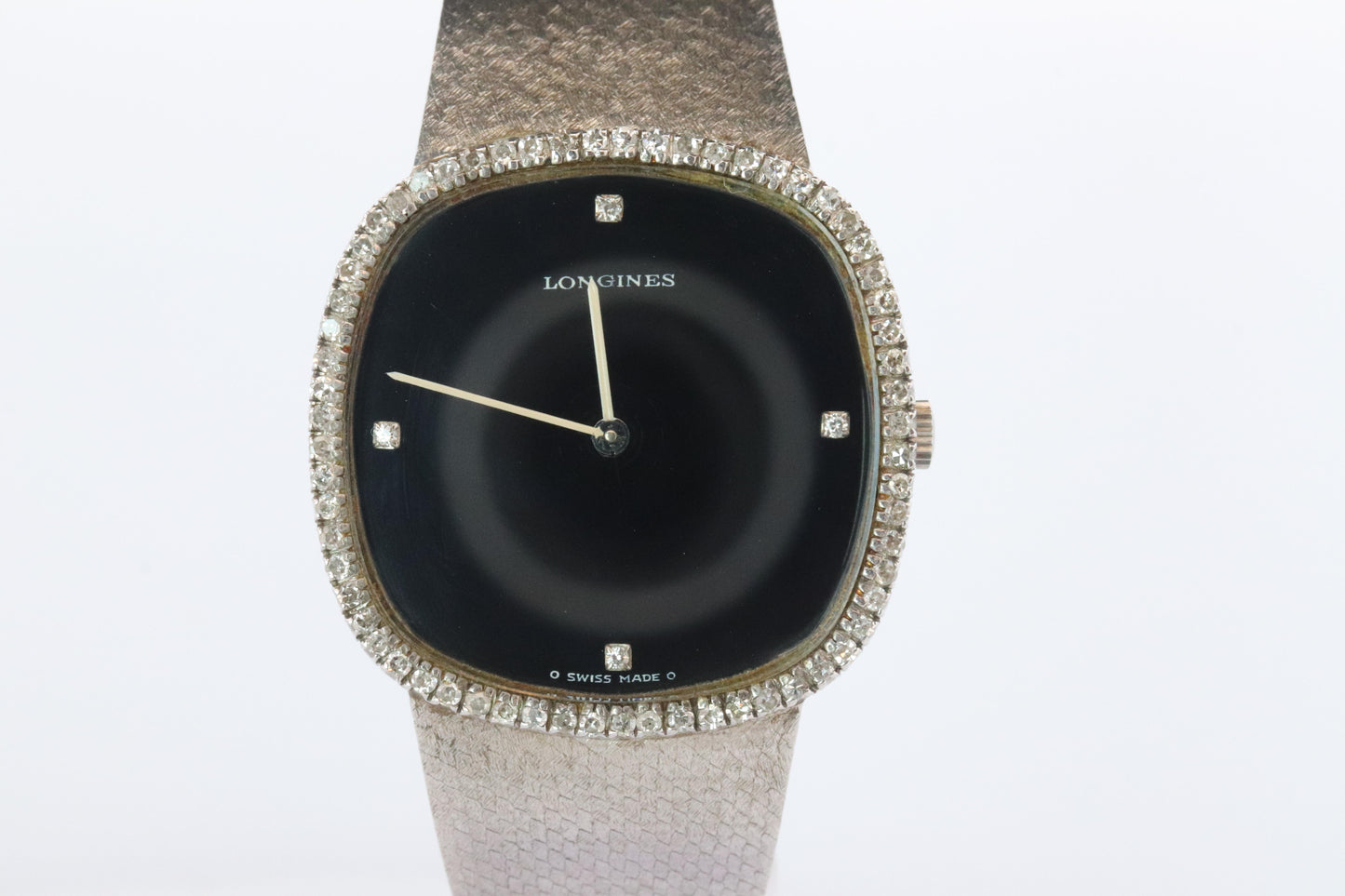 Longines Diamond Watch. LONGINES 847 Jumbo Manual Watch.