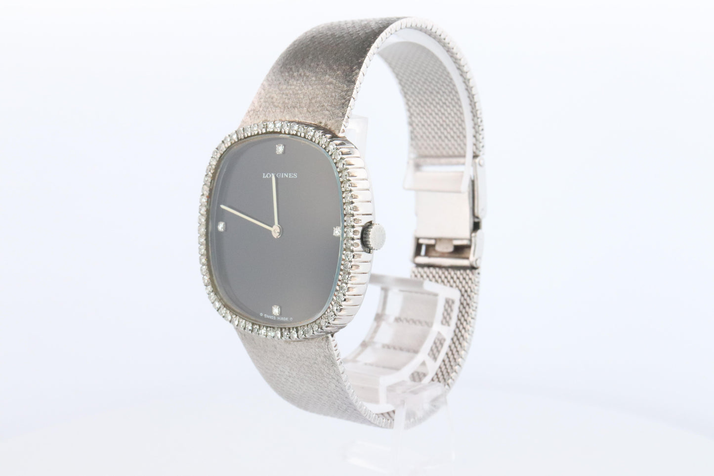 Longines Diamond Watch. LONGINES 847 Jumbo Manual Watch.