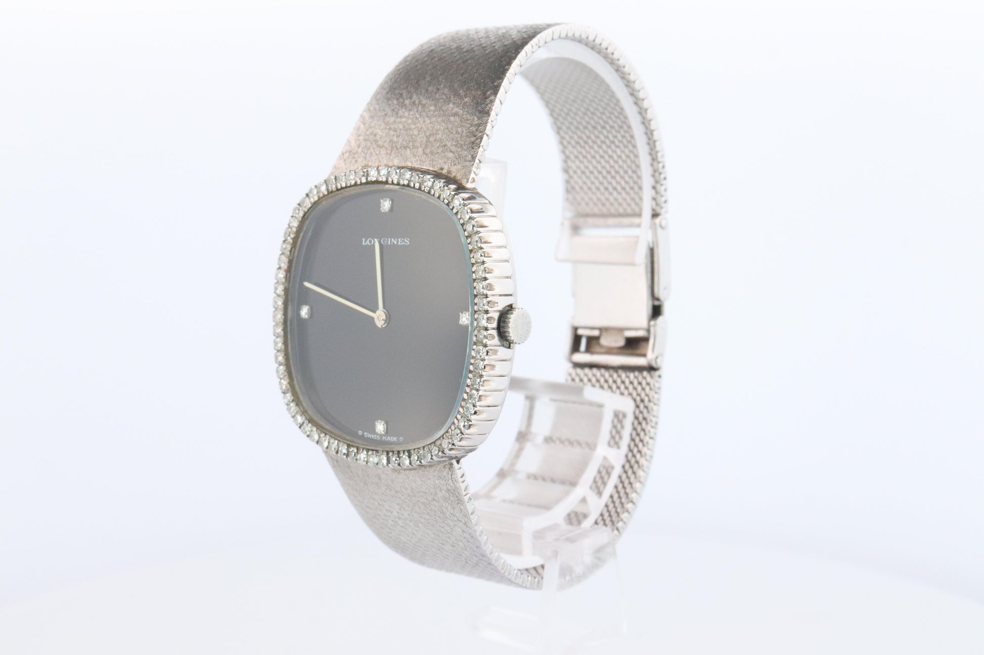 Longines Diamond Watch. LONGINES 847 Jumbo Manual Watch.