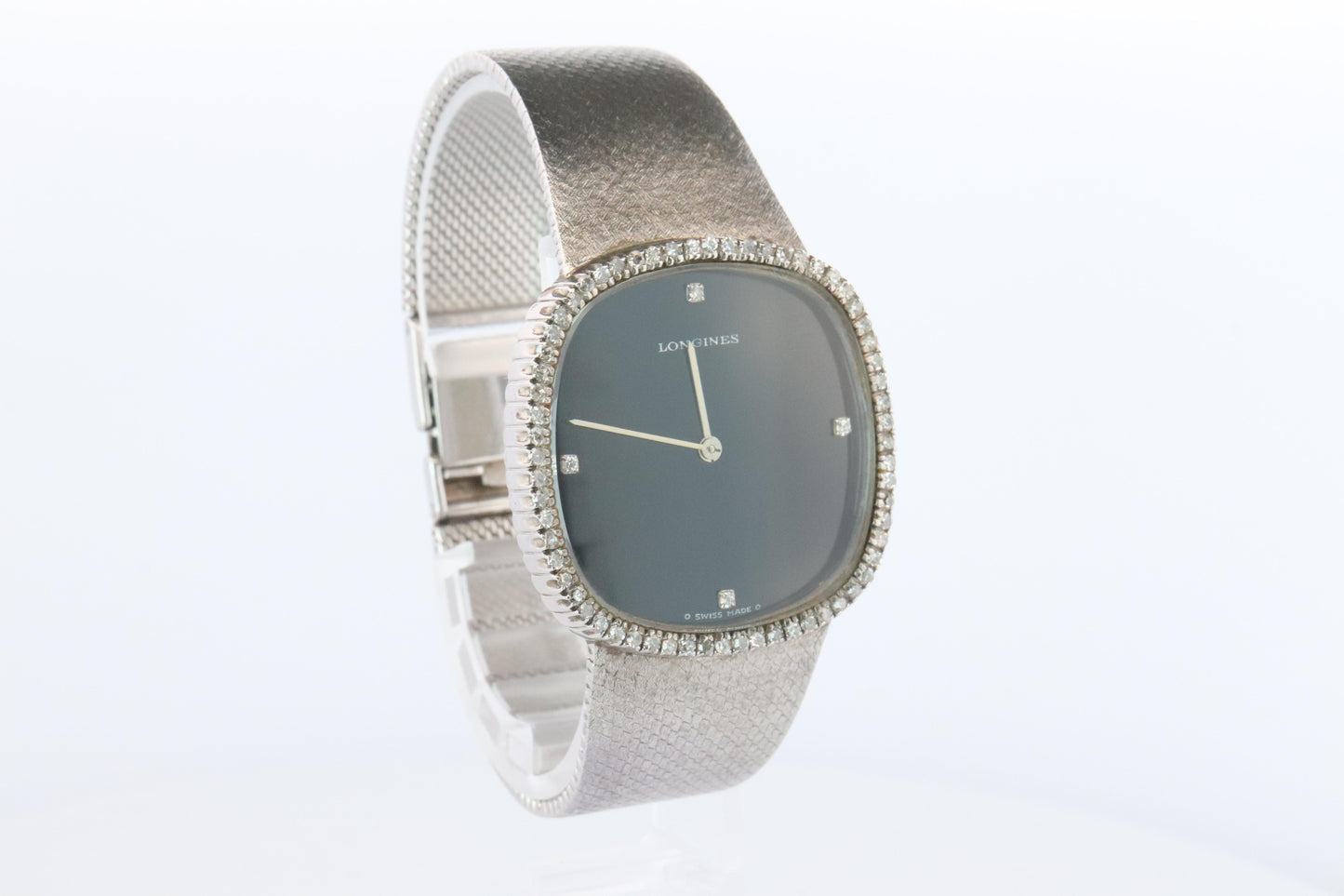 Longines Diamond Watch. LONGINES 847 Jumbo Manual Watch.