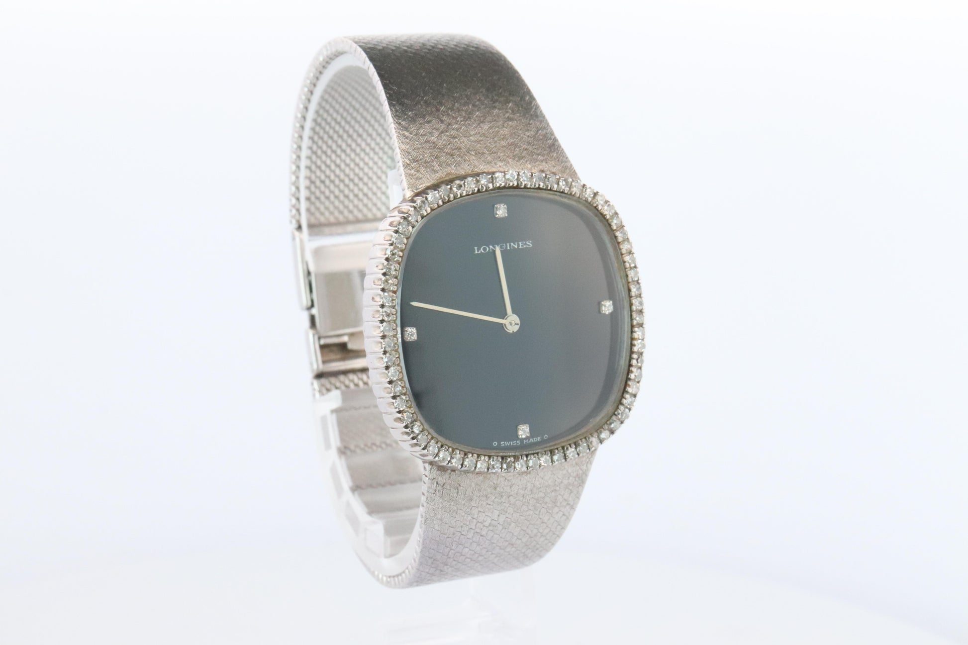 Longines Diamond Watch. LONGINES 847 Jumbo Manual Watch.
