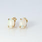 10k Opal Solitaire Stud Earrings. Very Adorable and Cute Earrings.