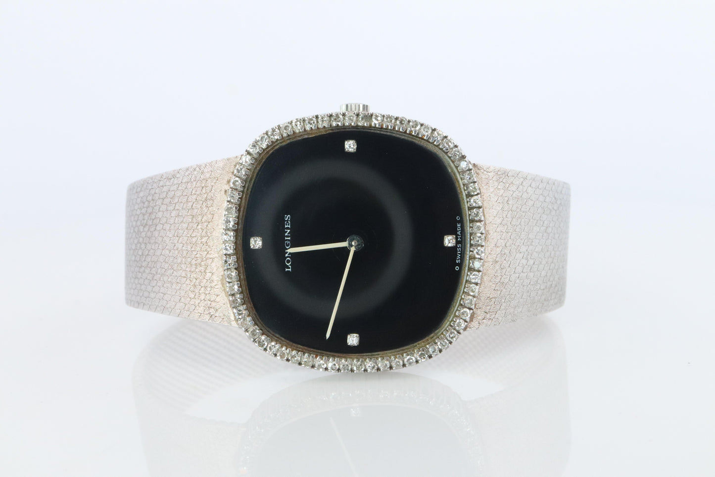 Longines Diamond Watch. LONGINES 847 Jumbo Manual Watch.