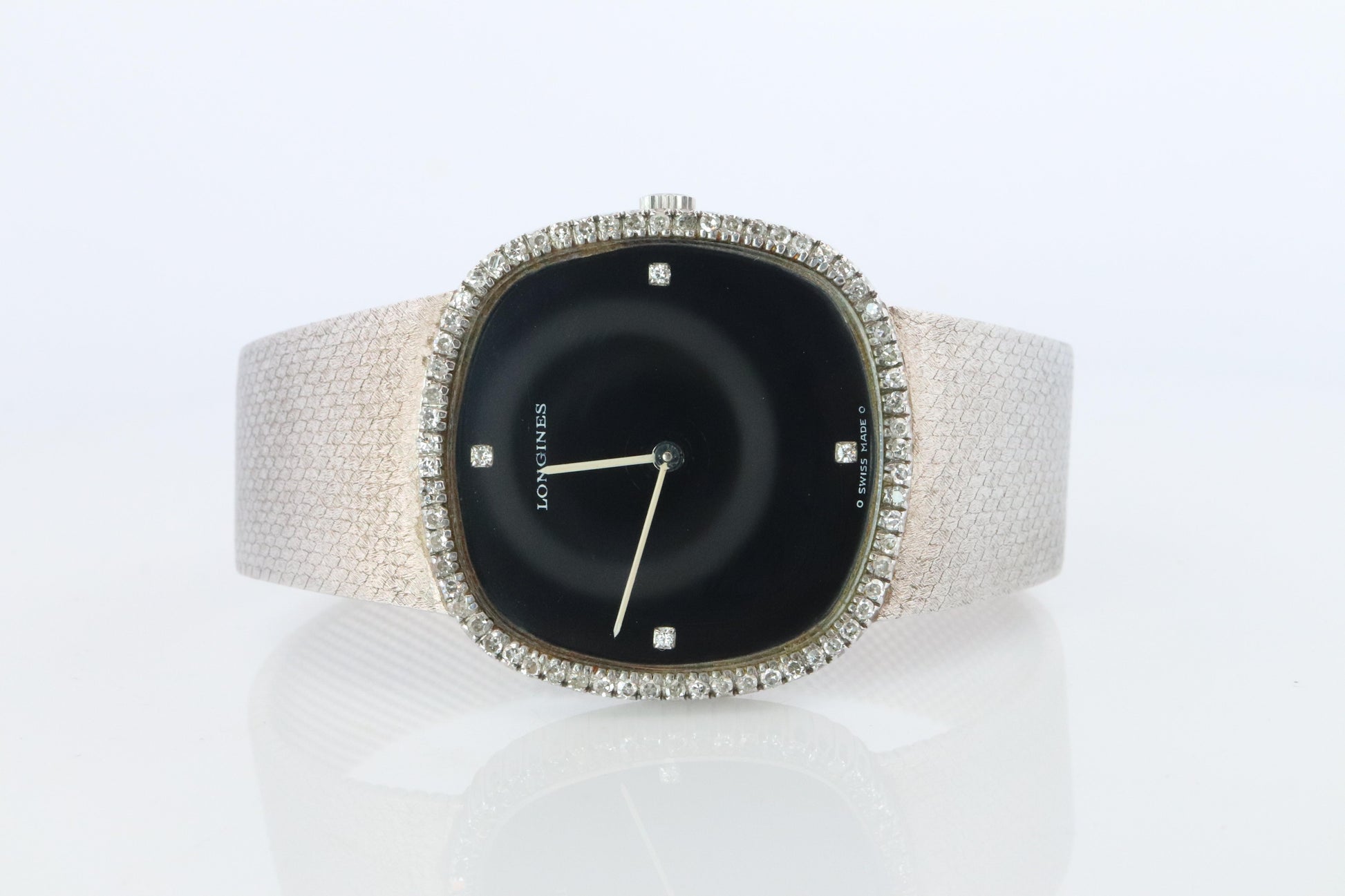 Longines Diamond Watch. LONGINES 847 Jumbo Manual Watch.