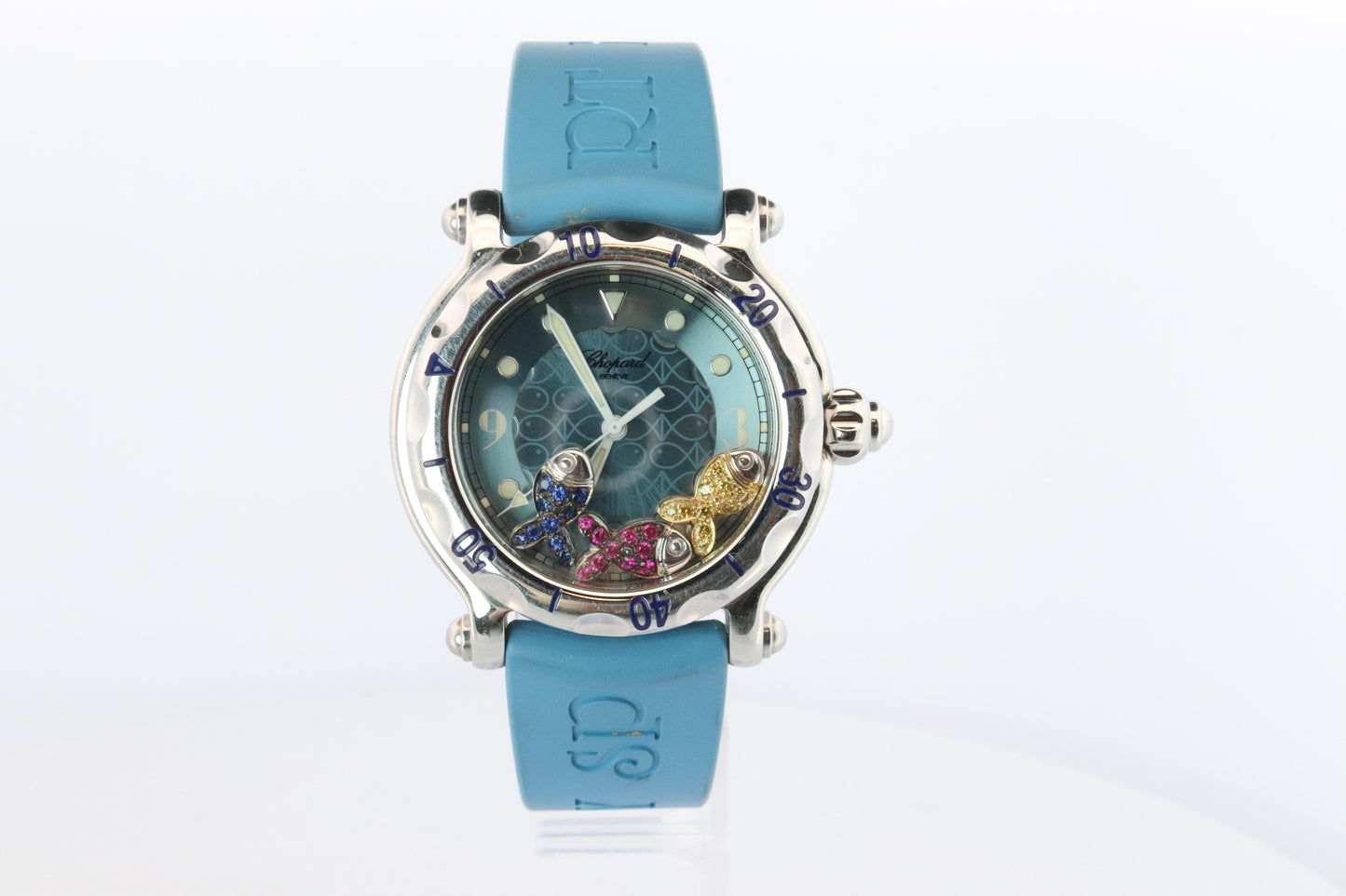 Chopard Happy Sport Happy Fish Sapphire Watch. Chopard LUC 28/8347