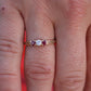 18k Tiffany and Co. Diamond Ruby Ring. 18k Gold Tiffany Ruby Trinity band