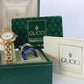 Vintage GUCCI Quartz 11/12.2  Watch Timepiece. Gucci Ladies Gold watch BOX