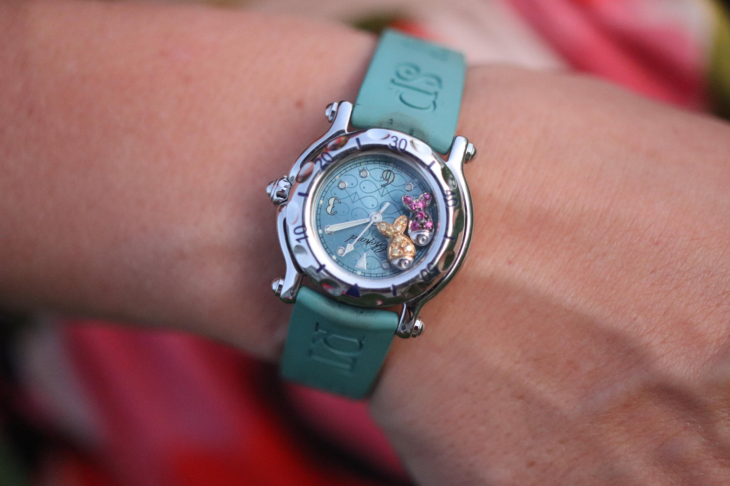 Chopard Happy Sport Happy Fish Sapphire Watch. Chopard LUC 27/8923