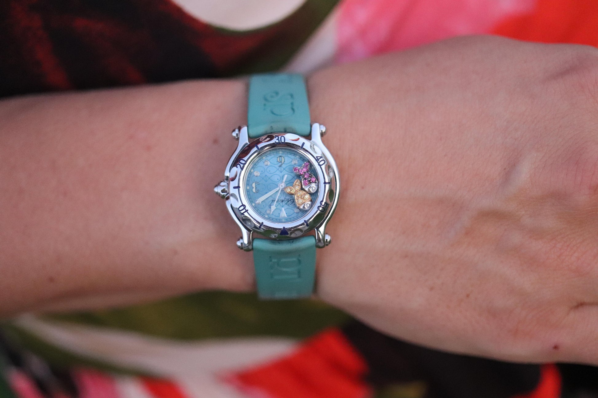 Chopard Happy Sport Happy Fish Sapphire Watch. Chopard LUC 27/8923