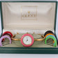 Vintage GUCCI Quartz 11/12.2  Watch. Gucci Ladies Bangle Interchange Bezel watch