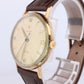 ROLEX Watch. Rolex 9k YG Coin Edge Dress 34mm 1950s Watch.