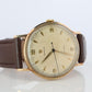 ROLEX Watch. Rolex 9k YG Coin Edge Dress 34mm 1950s Watch.