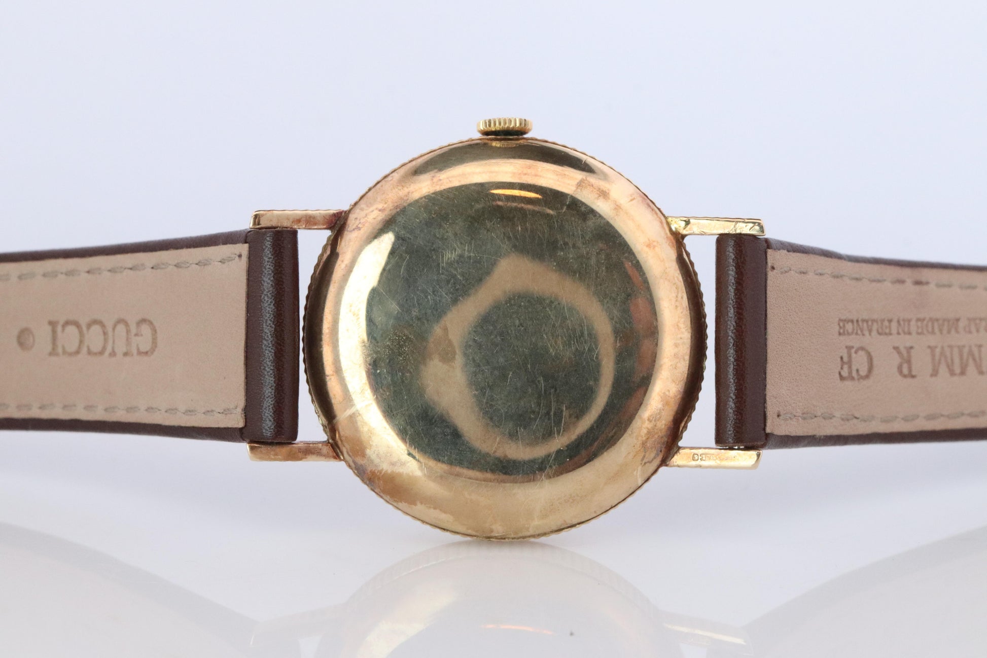 ROLEX Watch. Rolex 9k YG Coin Edge Dress 34mm 1950s Watch.