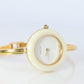 Vintage GUCCI Quartz 11/12.2  Watch. Gucci Ladies Bangle Interchange Bezel watch