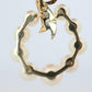 Mikimoto Pendant. Vintage 14k Yellow Gold Mikimoto Pearl Diamond Necklace wreath