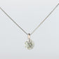 Large Diamond solitaire pendant. Platinum Pt900 Natural Diamond 2CT Necklace