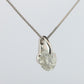 Large Diamond solitaire pendant. Platinum Pt900 Natural Diamond 2CT Necklace