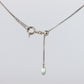Large Diamond solitaire pendant. Platinum Pt900 Natural Diamond 2CT Necklace