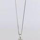 Large Diamond solitaire pendant. Platinum Pt900 Natural Diamond 2CT Necklace