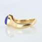 Vintage Van Cleef Arpels Ring. Genuine VCA Lapis Lazuli 18k YG Ring.