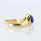 Vintage Van Cleef Arpels Ring. Genuine VCA Lapis Lazuli 18k YG Ring.