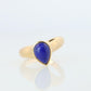 Vintage Van Cleef Arpels Ring. Genuine VCA Lapis Lazuli 18k YG Ring.