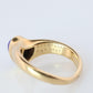 Vintage Van Cleef Arpels Ring. Genuine VCA Lapis Lazuli 18k YG Ring.