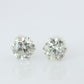 Diamond Stud Earrings. Platinum PT900 2.1ctw Diamond Claw Studs Earrings.