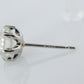 Diamond Stud Earrings. Platinum PT900 2.1ctw Diamond Claw Studs Earrings.