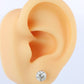Diamond Stud Earrings. Platinum PT900 2.1ctw Diamond Claw Studs Earrings.