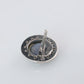 Star Sapphire Stud Earrings. Platinum PT900 Star Saphire Halo Diamond earrings.