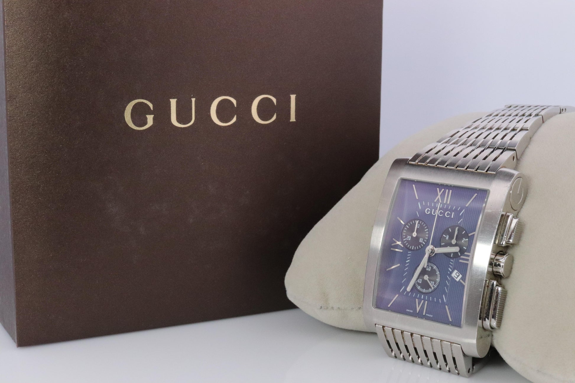 Gucci Watch. Gucci G Metro. Gucci 8600M Mens Large Chrono Watch