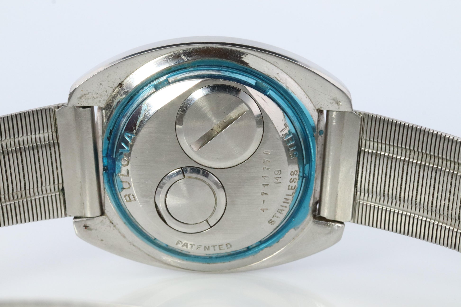 Vintage BULOVA Accutron watch. Spaceview Bulova Accutron Electric Transparent.