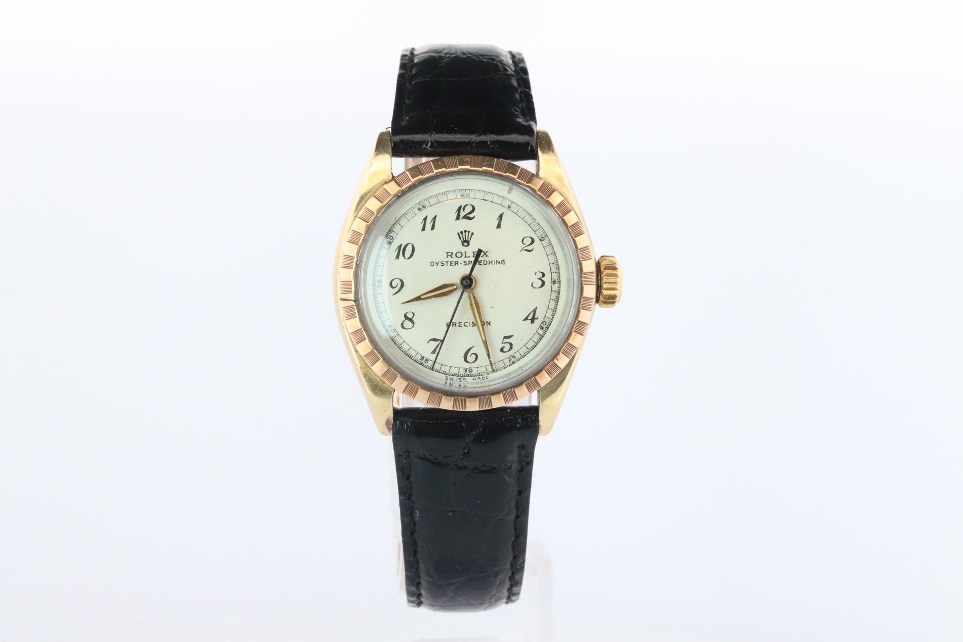 Vintage ROLEX Oyster Speedking. Rolex ref 6420. Gold Capped Mens Rolex.