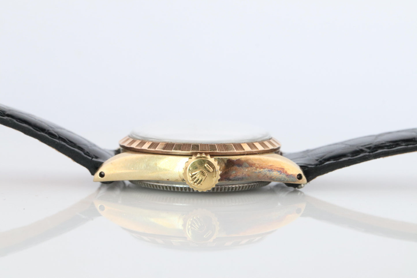 Vintage ROLEX Oyster Speedking. Rolex ref 6420. Gold Capped Mens Rolex.