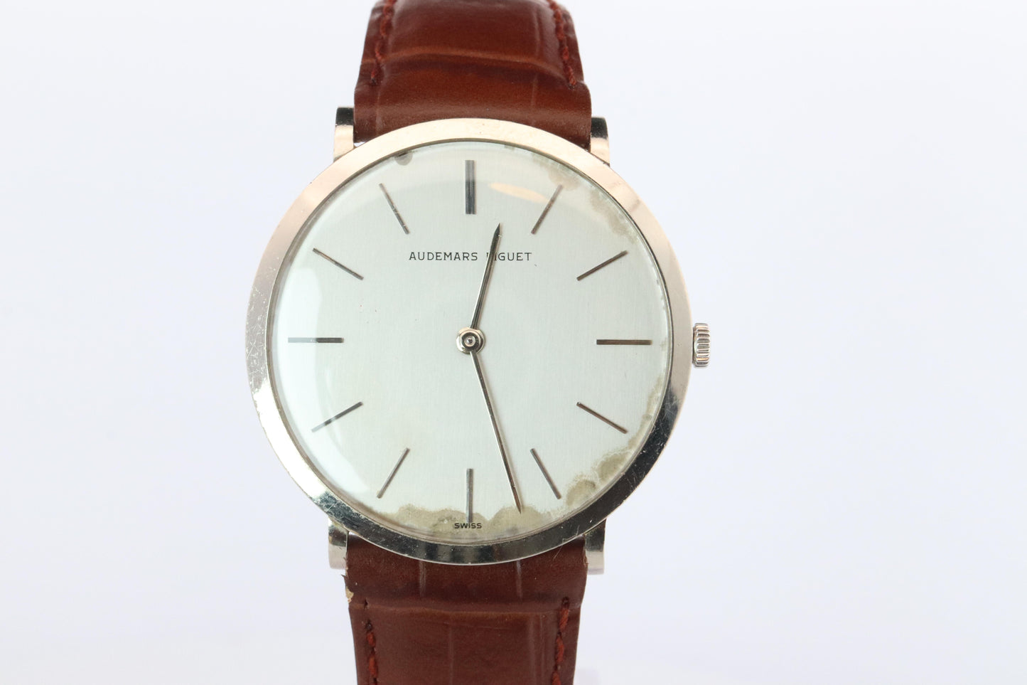 Audemars Piguet 5259 Ultra Thin Watch. AP 18k White Gold 33mm Classic Dress