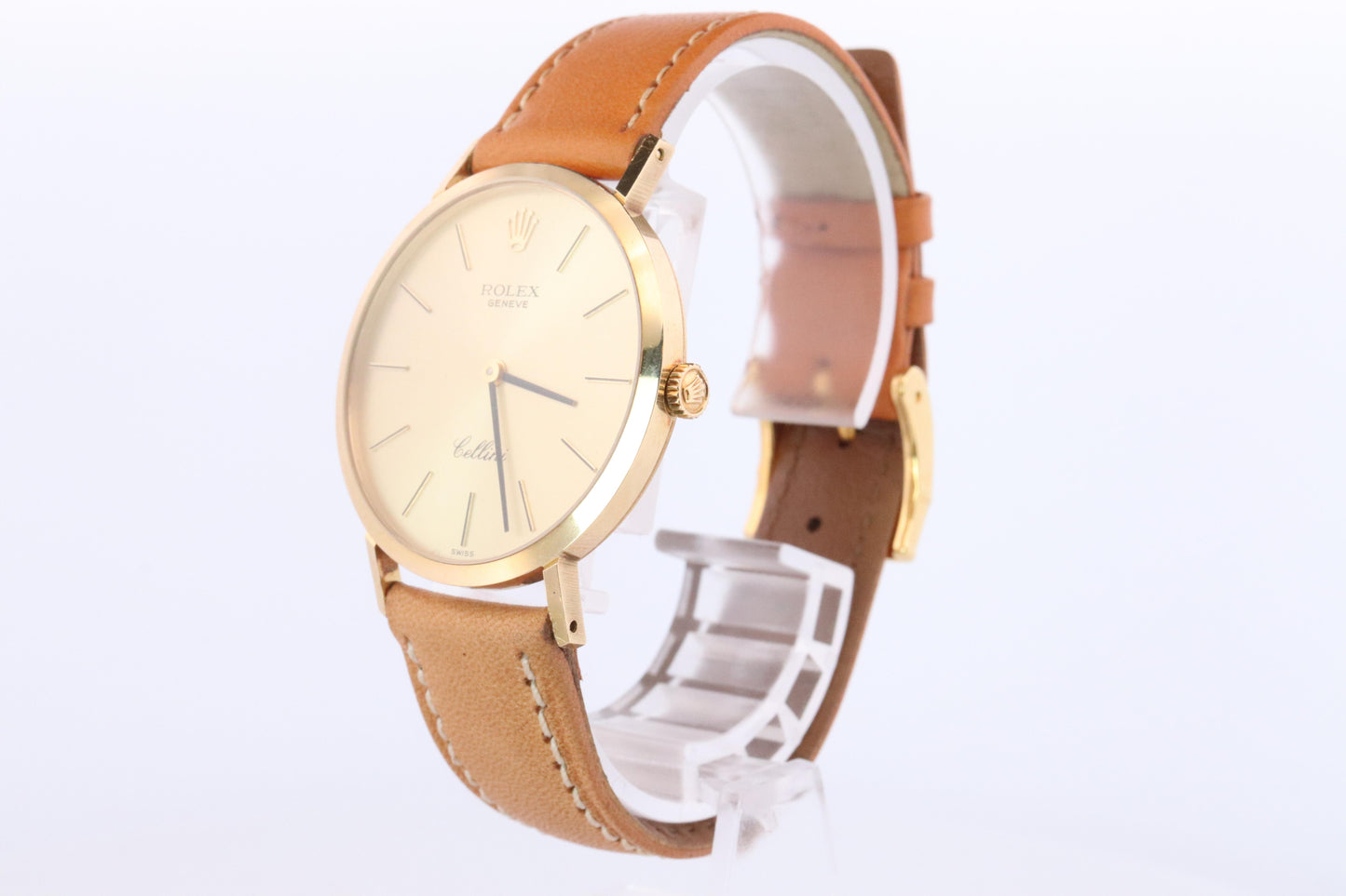 Genuine 18k Rolex Watch. 18k YG Rolex CELLINI 4112.