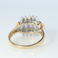 Le Vian Tanzanite and Diamond Ring 14k yellow gold Tanzanite Levian Cluster band