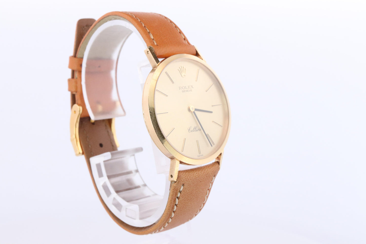 Genuine 18k Rolex Watch. 18k YG Rolex CELLINI 4112.