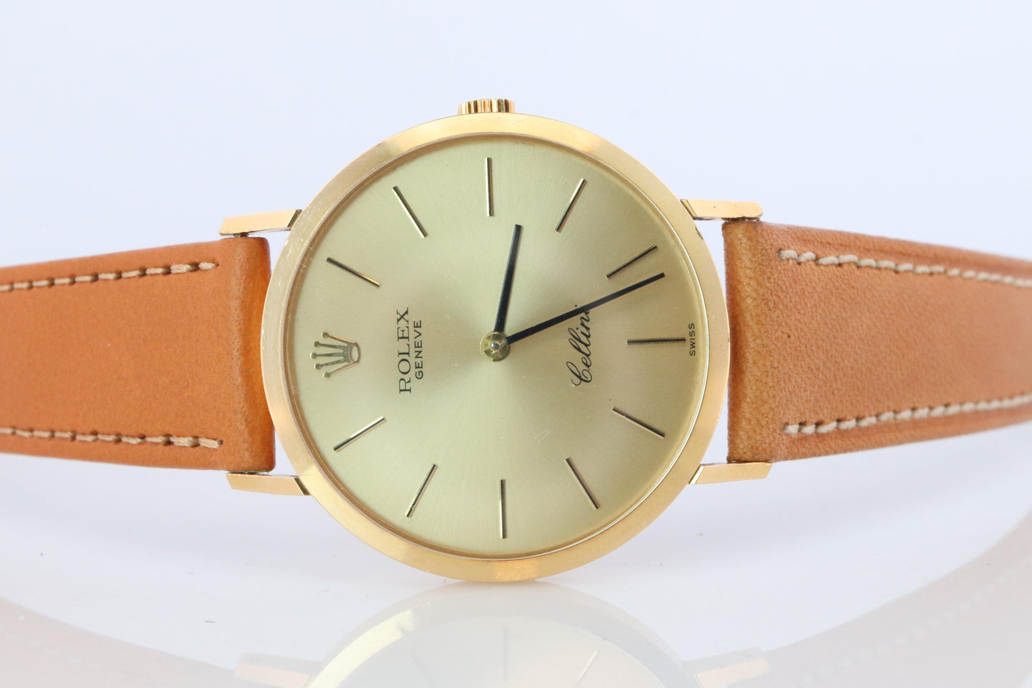 Genuine 18k Rolex Watch. 18k YG Rolex CELLINI 4112.