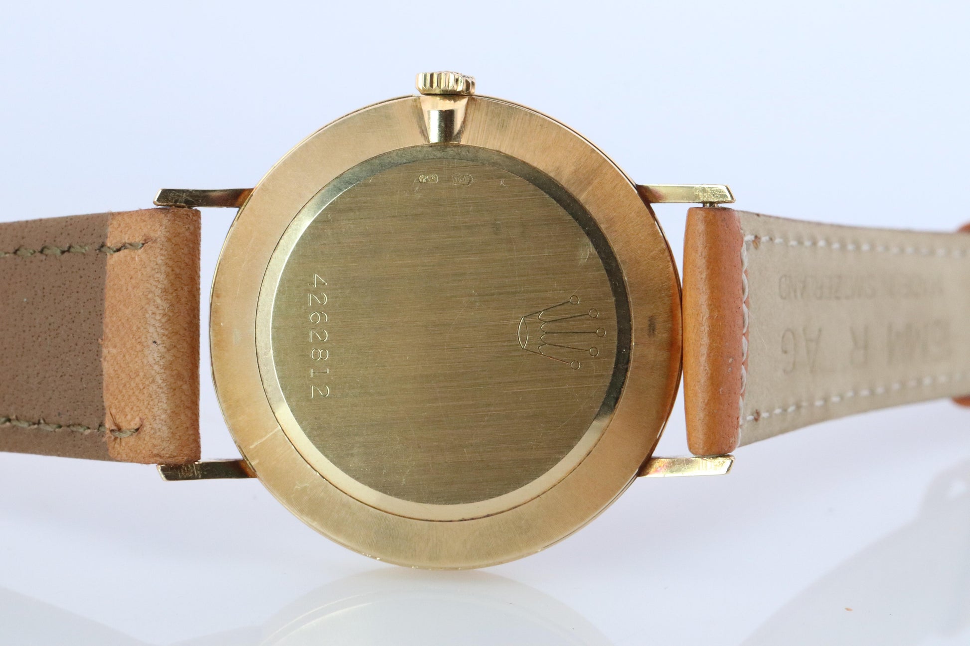 Genuine 18k Rolex Watch. 18k YG Rolex CELLINI 4112.