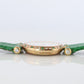 Van Cleef and Arpels 18901 B1 watch 18k Gold VCA Classique Emerald Diamond Bezel