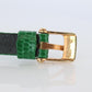 Van Cleef and Arpels 18901 B1 watch 18k Gold VCA Classique Emerald Diamond Bezel
